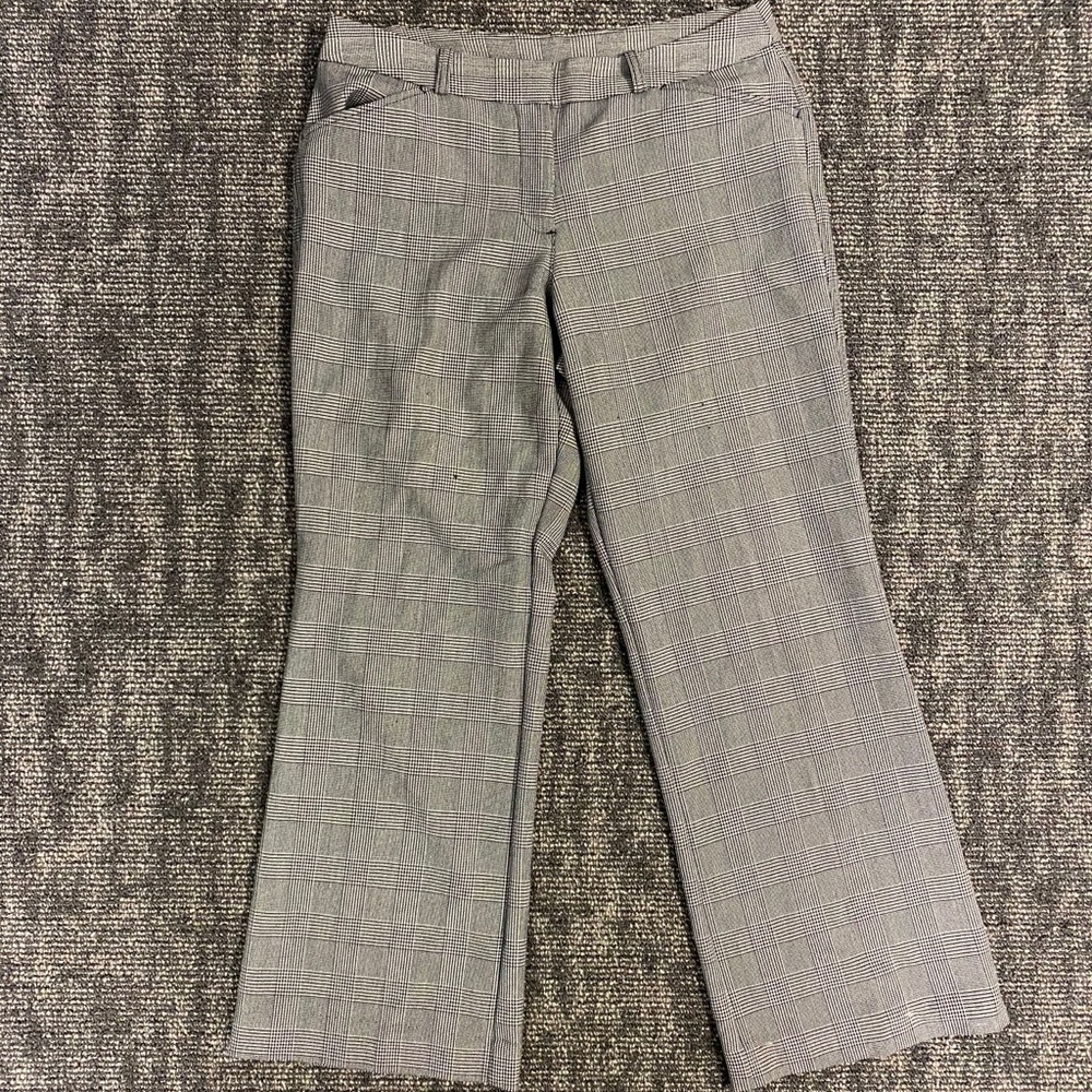 Black & White Plad Slacks